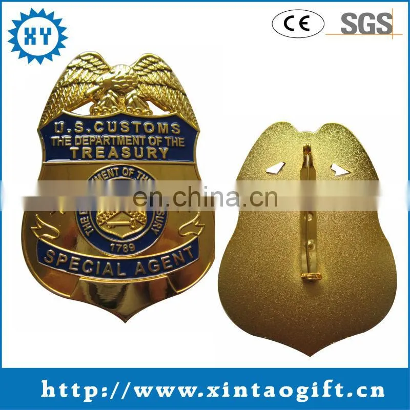New merchandise print metal badges for gift