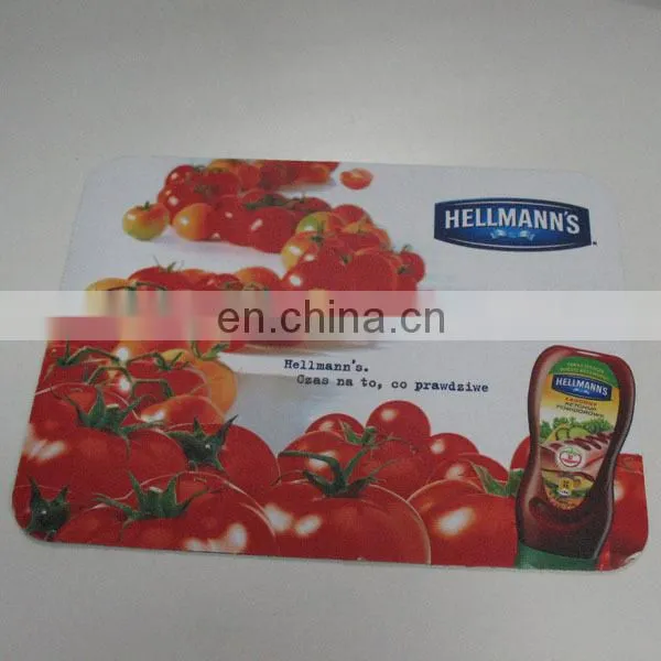 2017 BSCI Customers Advertising Logo Promotional plastic pp placemat