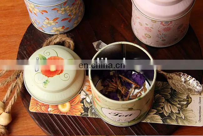custom metal tea box