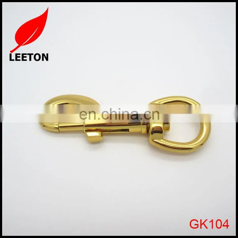 Factory supply 20mm gold dog leash snap hook