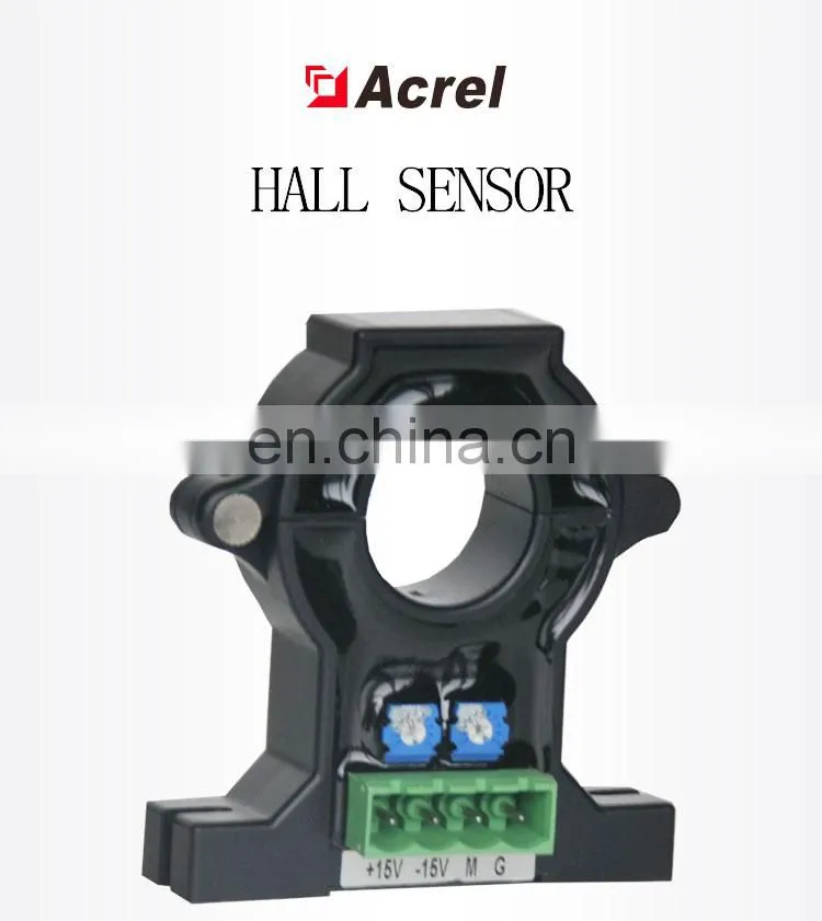 Acrel AHKC-EKB 1 class accuracy 0-200-1000A signal isolator transmitter hall effect current sensor