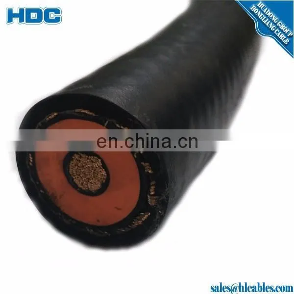 Flexible Welding cable double insulated black orange 450/750V 16 25 35 50 70 95 mm2 Rubber Compound Insulation Material