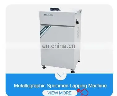 Manual metallurgical laboratory equipment with cooling system suppliers