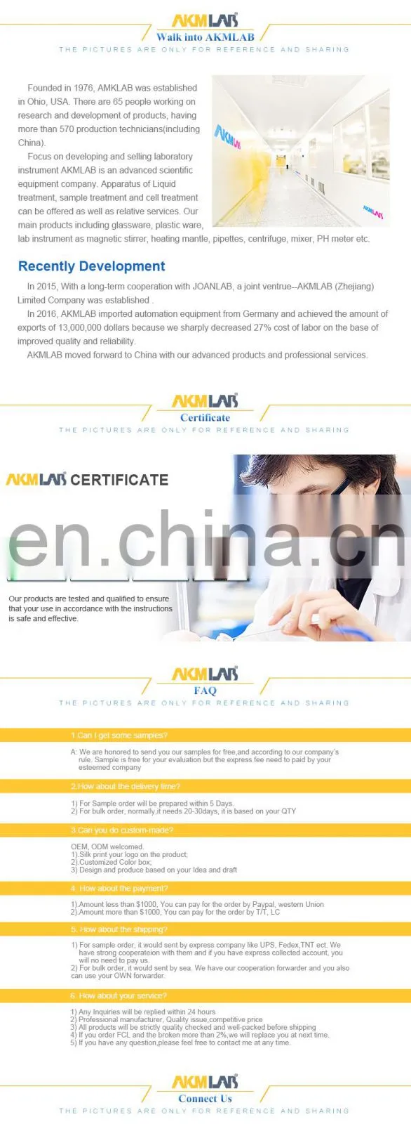 AKMLAB China Factory Digital PH Meter Diagram