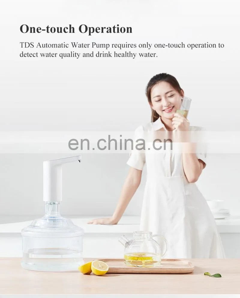 Original Xiaomi Xiaolang TDS Automatic Touch Portable Water Pump Wireless USB Rechargeable Electric Dispenser