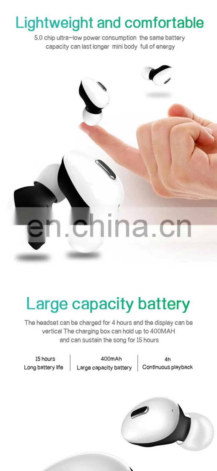 2020 NEWs ODM & OEM Manufactory 3C Mobile Phone Accessories wireless headphone headset earpiece earbuds earphone