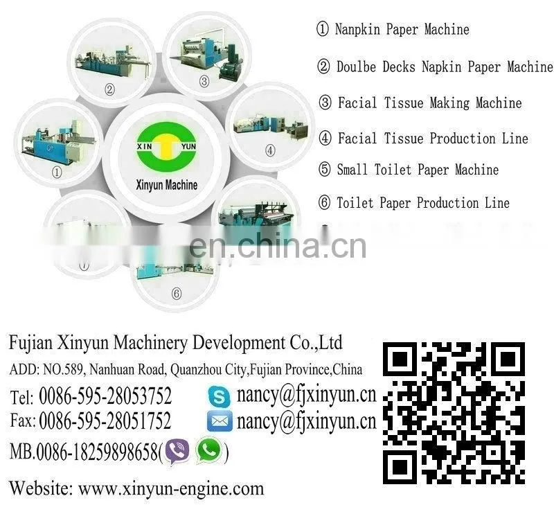 Pocket facial tissue paper machine high speed handkerchief tissue paper production line