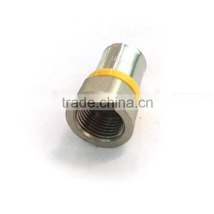Hot selling 120 series press fitting male union female gas fitting for pex-al-pex pipe
