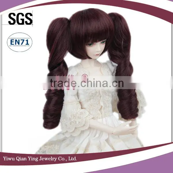 Professional Doll Wig Factory brown doll wigs