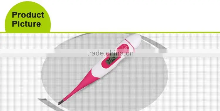 COCET Digital Thermometer with waterproof flexible instant reading optional
