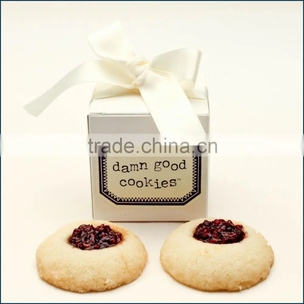 Pretty Food Packaging Decorative Wholesale Craft Paper Cookie Box