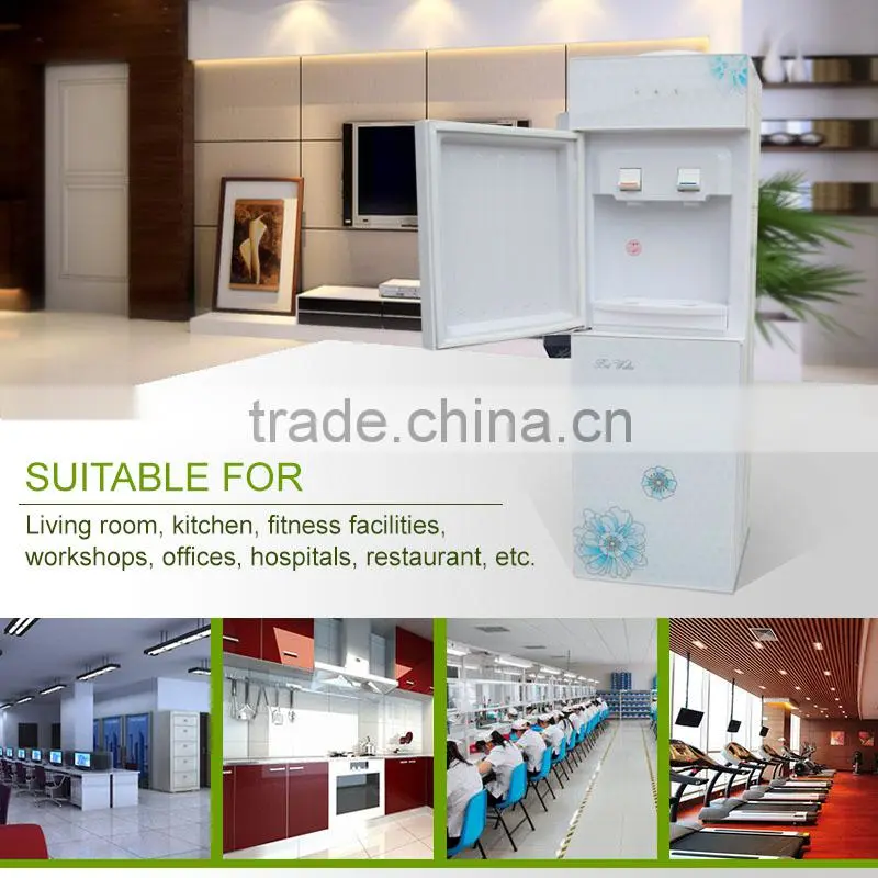 Glass water dispenser with compressor; water dispenser spare parts