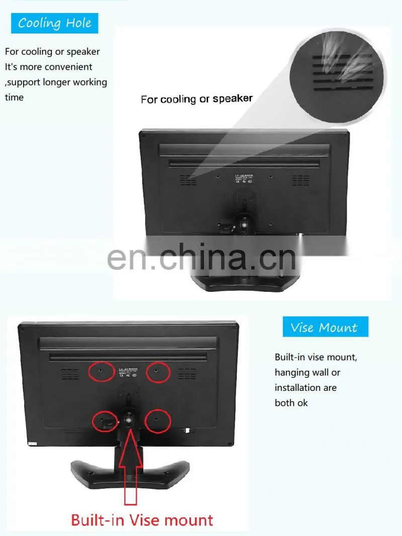 Hottest 12 15 17 inch POS system using CE / KC certificated pos stand tough screen monitor for pc computer