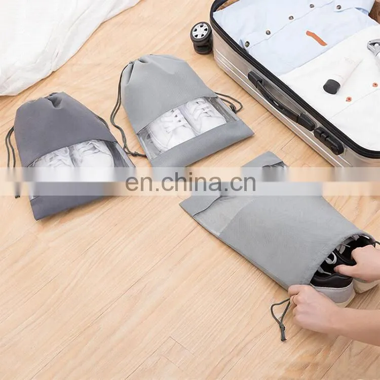 Customized Recyclable Non Woven Drawstring Shoe Bag Making Machine