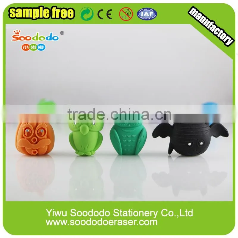 Soododo eraser toppers and pencils made of TPR eraser