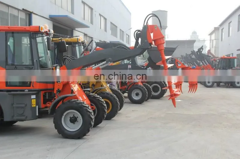 Factory Direct new China 2T ZL20 hay fork wheel Loader mini loader ce