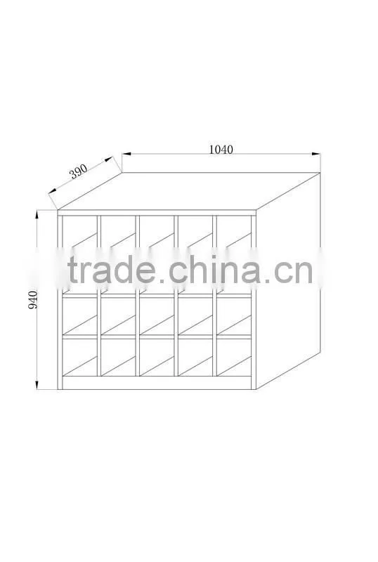 metal pigeon hole file cabinet / steel filing cabinet without doors/steel file cabinet