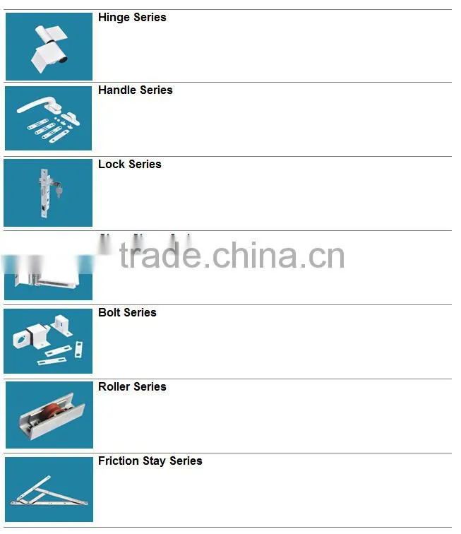 ZAD-0115 all kinds of surface treatment aluminum profile for windows and doors