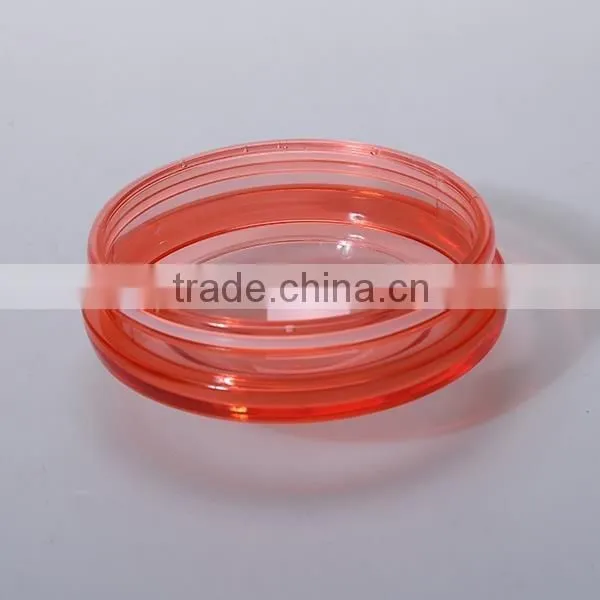 500ml cylindrical shaped plastic seal canister with lids