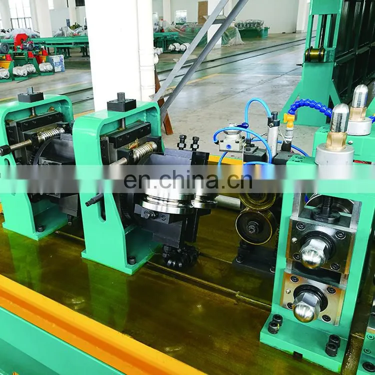 Nanyang high speed ERW metal carbon steel pipe round tube mill machine for construction