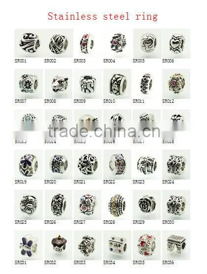 Hot sels metal beads popular letter beads