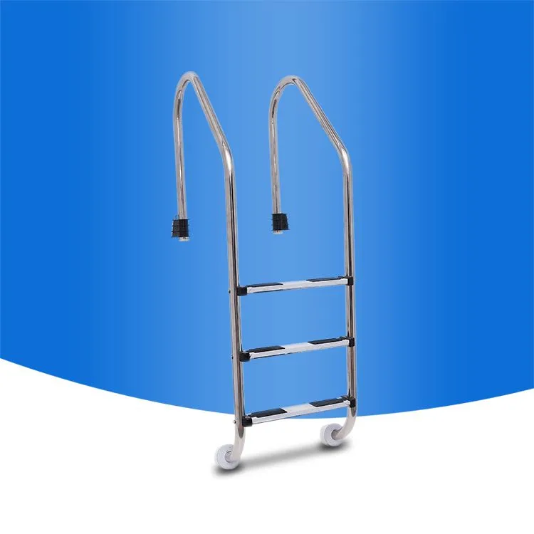 SP Stainless Steel Portable Pool Ladder Two Sided with Anti-Slip Feature Premium Swimming Pool Accessories