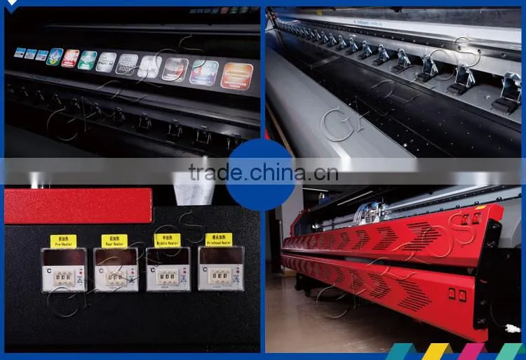 Digital automatic roller konica solvent printing printer