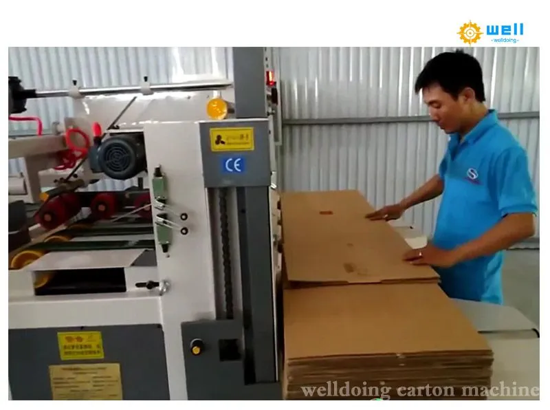 Semi-Automatic-Carton-Box-stitcher Machine
