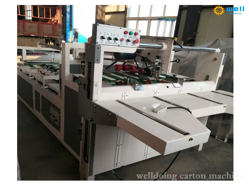 Semi-auto-automatic-carton-box-folder-gluer-machine-