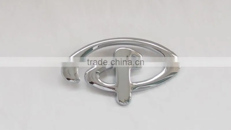 Factory cheap custom chrome car logo stciker , car badge emblem