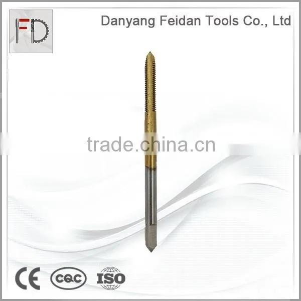 High Quality Spiral Flute Tap Coated with TiN or Bright Finished