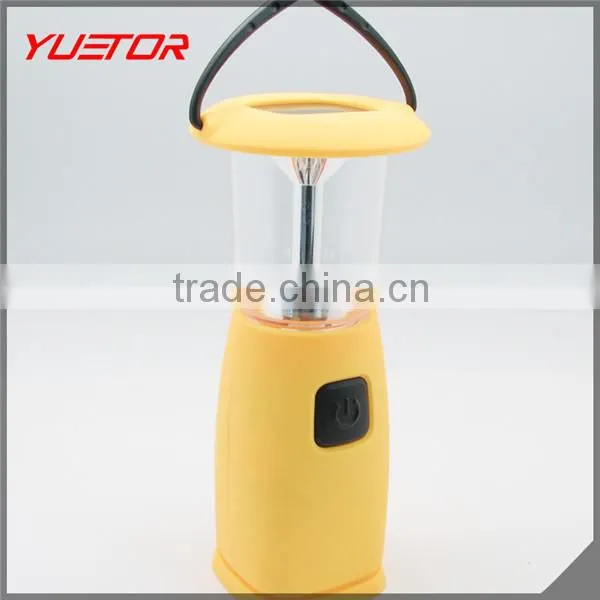 6 LED Hand-Cranking & Solar Camping Lantern