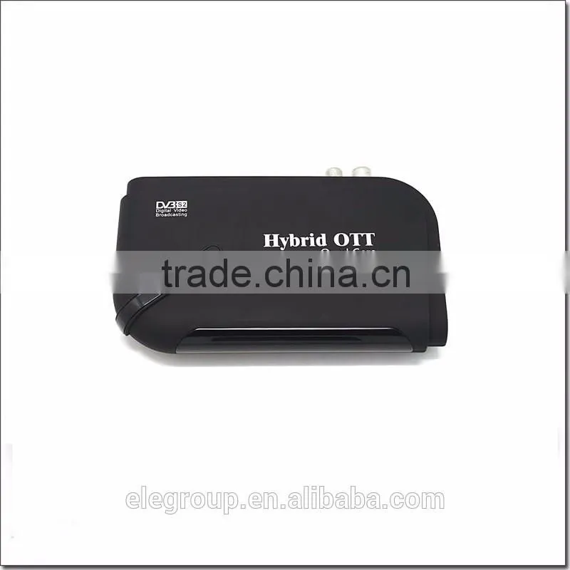 New Arrival !!! Hybrid OTT Android smart TV Box+DVB S2 Set top box, S805 Quad Core Android 4.4 1G+8G KODI XBMC Wifi BT4.0 DVB S2