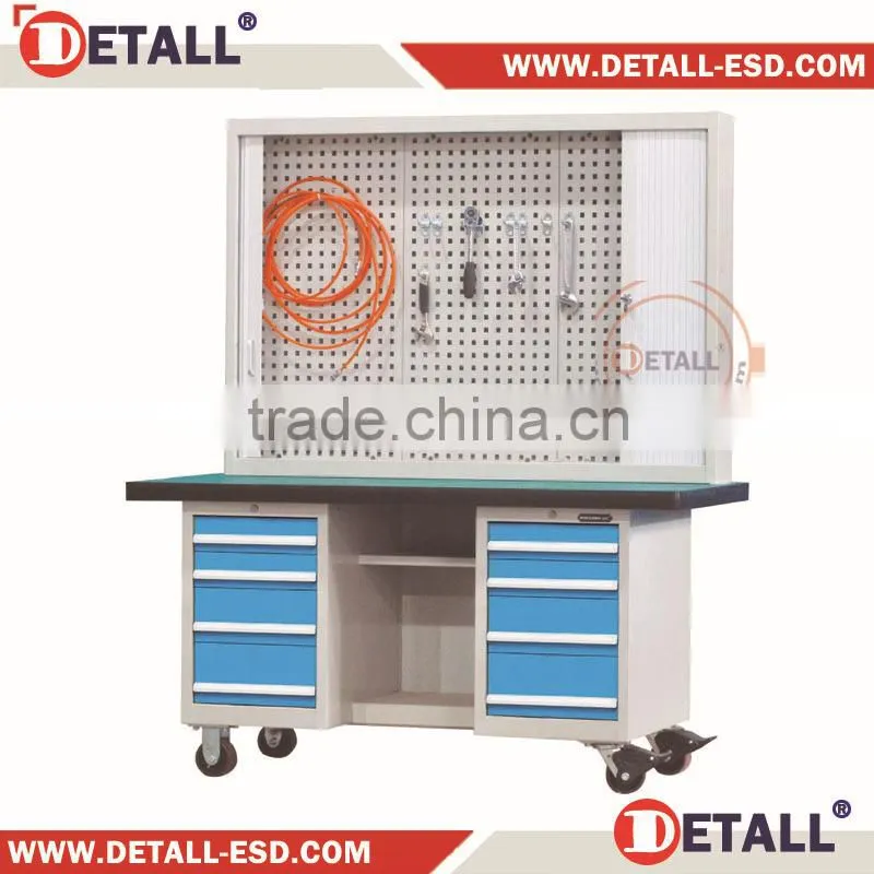 ESD multifunctional workbench with drawers with ISO9001 High quality certification