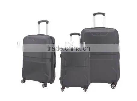 cool black ABS luggage trolley classic durable business luggage suitcase airport luggage bag