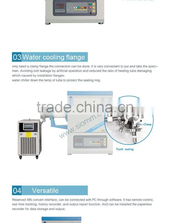 High Temperature Single Zone Tube Furnace