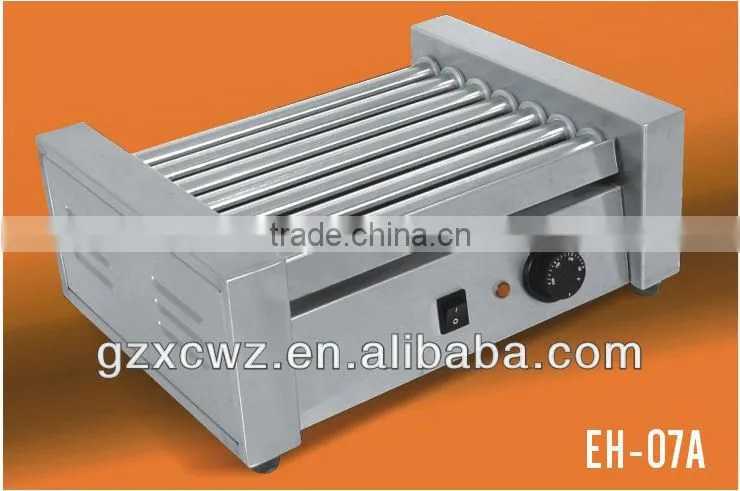 seven roller hot dog grill machine