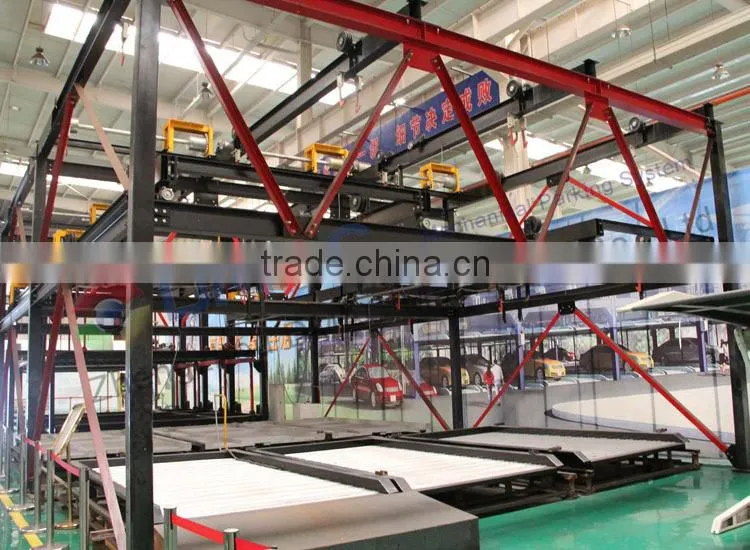 elevated manual car parking system