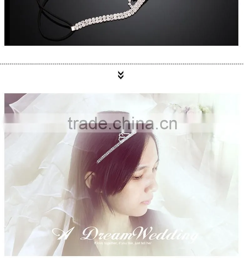 Fashionable Beautiful Girls Xmas Gift Crystal Hair Accessories Crown
