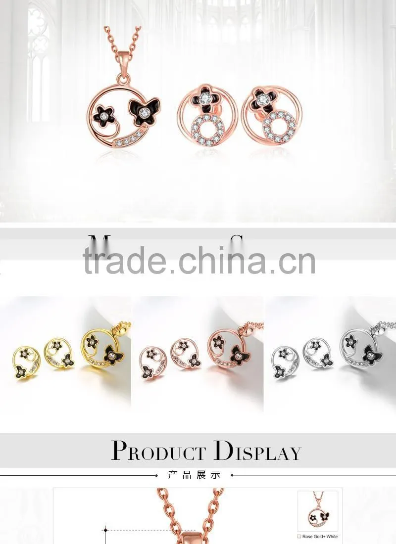 Attractive gold jewelry 18K Gold Plating Jewelry Set