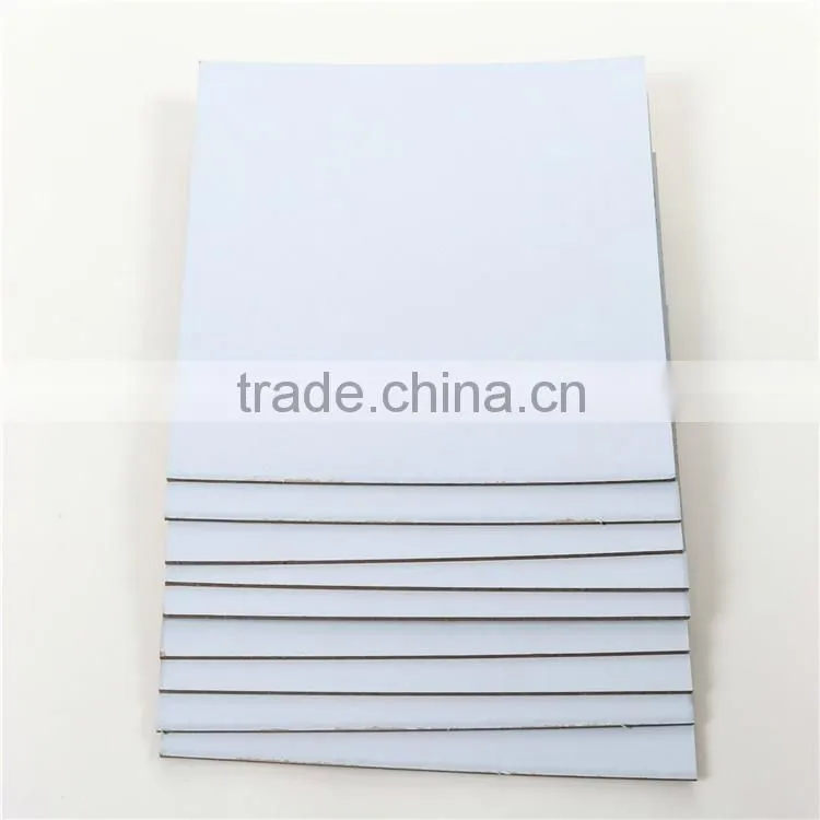 Recycled mixed pulp manila board ,white paper with gery back paper factory/mill /manufacturer in China