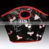PP woven punched Handle Bag round handle punched pp woven shopping bag