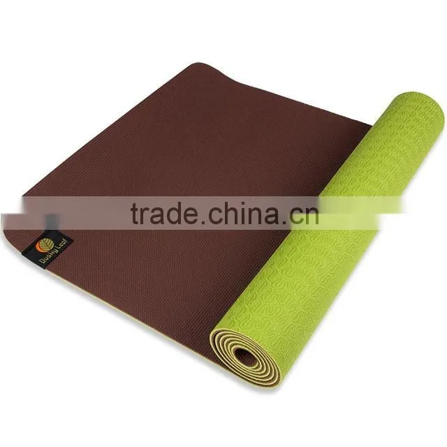 Blue Ecofriendly Reversible TPE Yoga Mat