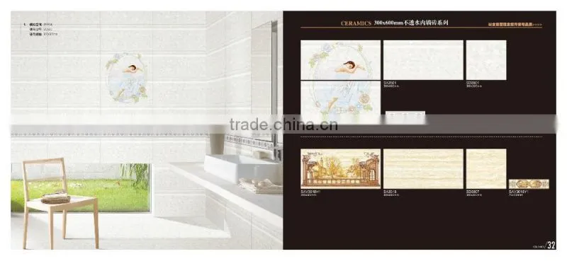 hot sale patterns in Tiles 30x60cm kitchen wall tiles