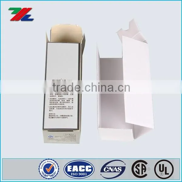 colorful silver cardboard printed paper packing box wholesale
