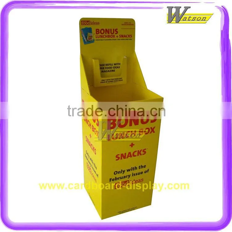 Durable supermarket promotion daily items Cardboard Display Shelf