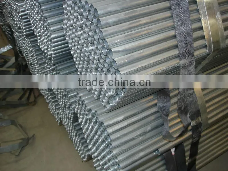 GI Round Steel Pipes / Z : 8 Micron / 30 Micron/ 70Micron