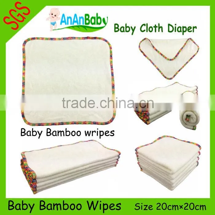 2014 new organic reusable bamboo cloth baby wipes