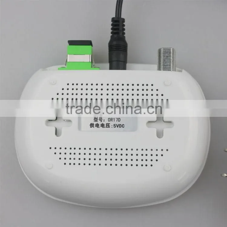catv FTTH passive fiber optic audio video transmitter receiver terminal node