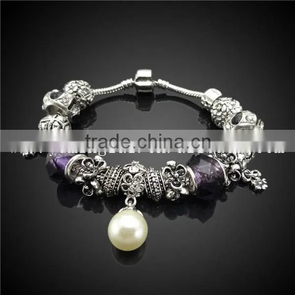 charm power silicone bracelet for cancer